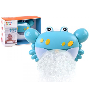 Bublinkový krab do vane s melódiou modrý