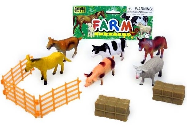 Domáce zvieratá z farmy 8 ks