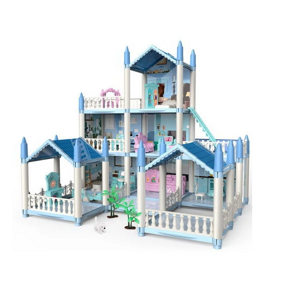 Domček pre bábiky Rezidencia modrá