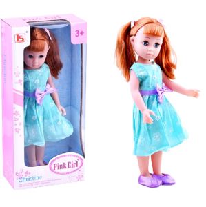 Elegantná bábika v jarných šatách