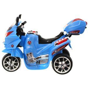 Elektrická športová motorka modrá