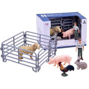 Farmár so zvieratkami