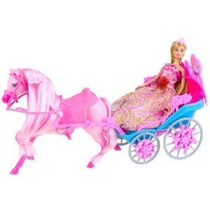Koč s koníkom + bábika