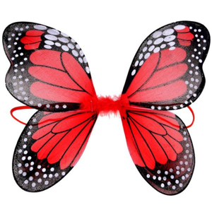 Krídla malého motýľa červené