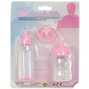 Magické fľašky pre bábiky s mliekom a s cumlíkom