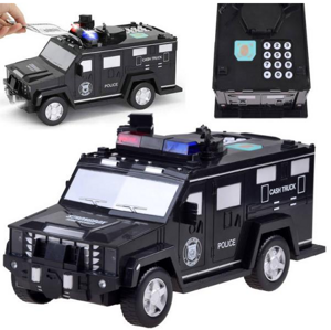 Pokladnička - Policajné auto čierne - akcia: zatlačený roh krabice