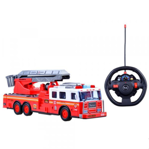 Požiarnické auto R/C so svetlom a zvukom 39 cm - akcia: chýbajúca krabica