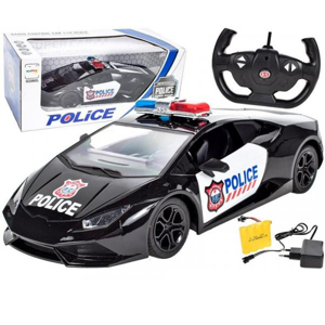 Športové policajné auto na diaľkové ovládanie