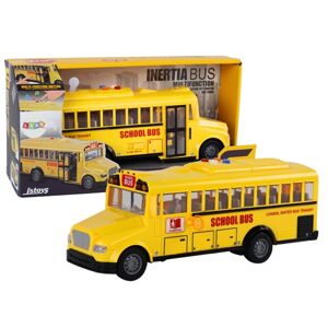 Žltý školský autobus s otváracími dverami